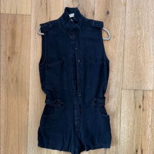 YFB / Young Fabulous & Broke Sleeveless Denim Romper